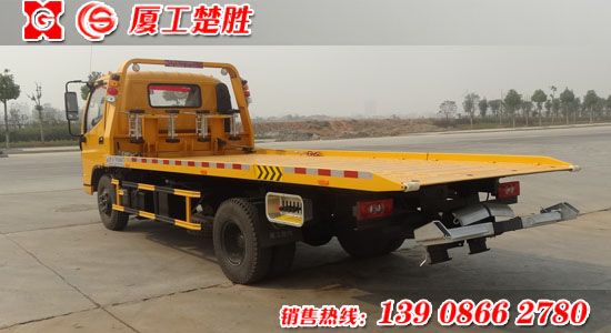 福田欧马可一拖二清障车