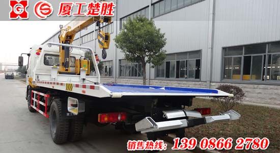 楚胜牌东风天锦带5吨随车吊清障车