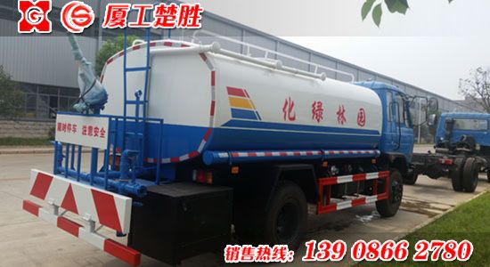 楚胜牌东风10吨CSC5163GSS型洒水车