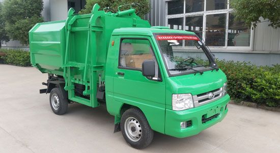 楚胜牌福田时代最小自装卸式垃圾车