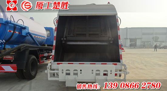 楚胜牌东风天锦容积12立方米压缩式垃圾车