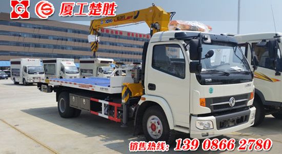 楚胜牌东风凯普特3.2吨随车吊清障车