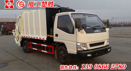楚胜牌江铃5立方米压缩式垃圾车