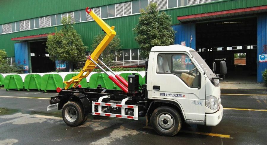 楚胜牌福田小卡之星2车厢可卸式垃圾车