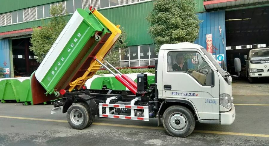 楚胜牌福田小卡之星2车厢可卸式垃圾车