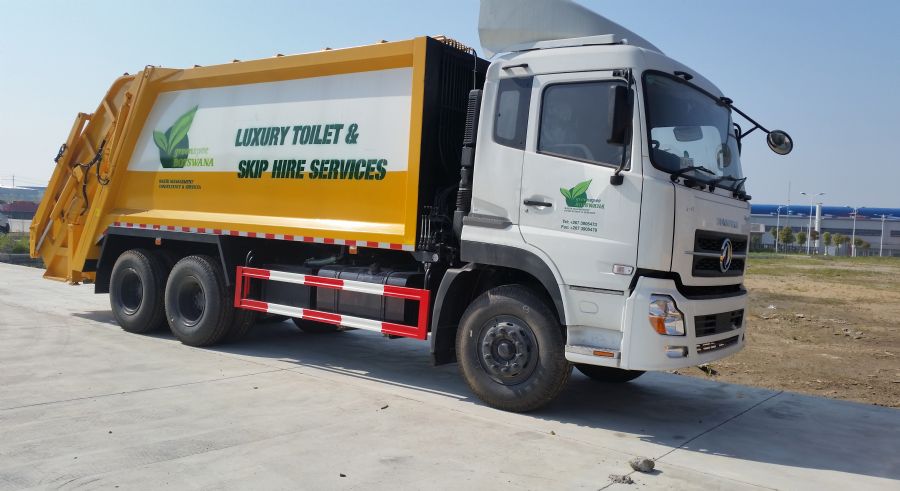 楚胜牌东风天龙20立方米压缩式垃圾车