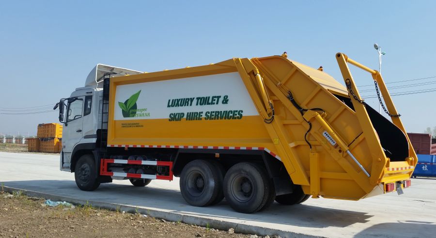 楚胜牌东风天龙20立方米压缩式垃圾车