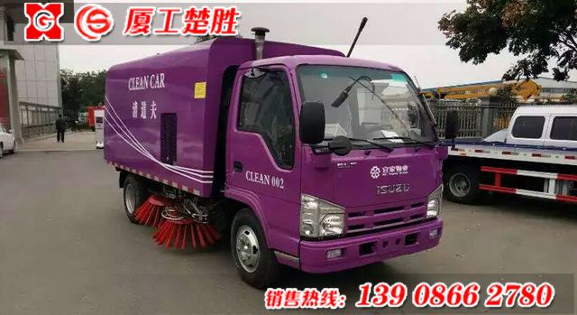 庆铃五十铃100P扫路车
