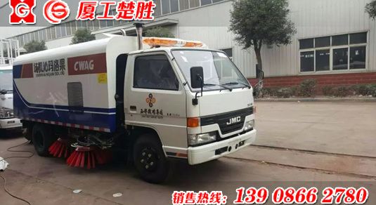 江铃5方圆形箱体扫路车