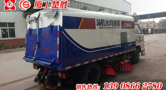 江铃5方圆形箱体扫路车