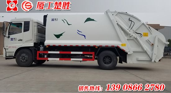 东风天锦国五12方压缩式垃圾车