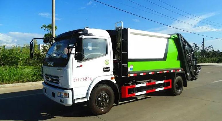 东风多利卡玉柴8方压缩垃圾车
