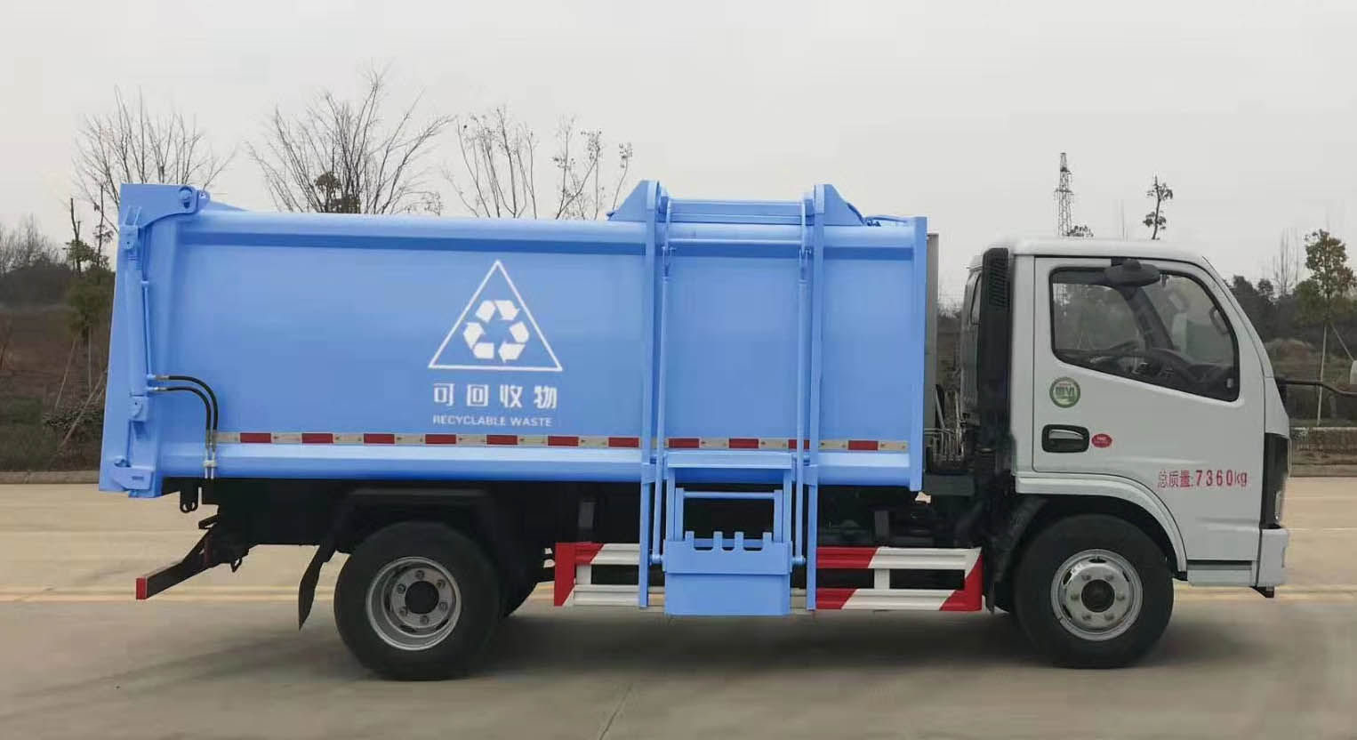 国六垃圾分类7方挂桶垃圾车