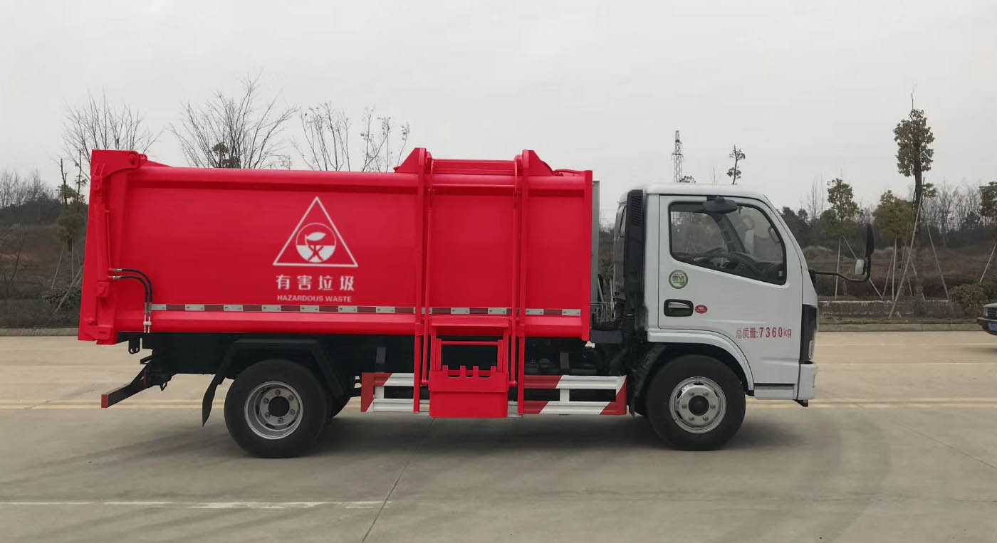 国六垃圾分类7方挂桶垃圾车