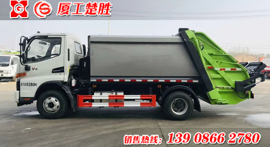 国六江淮8方压缩式垃圾车