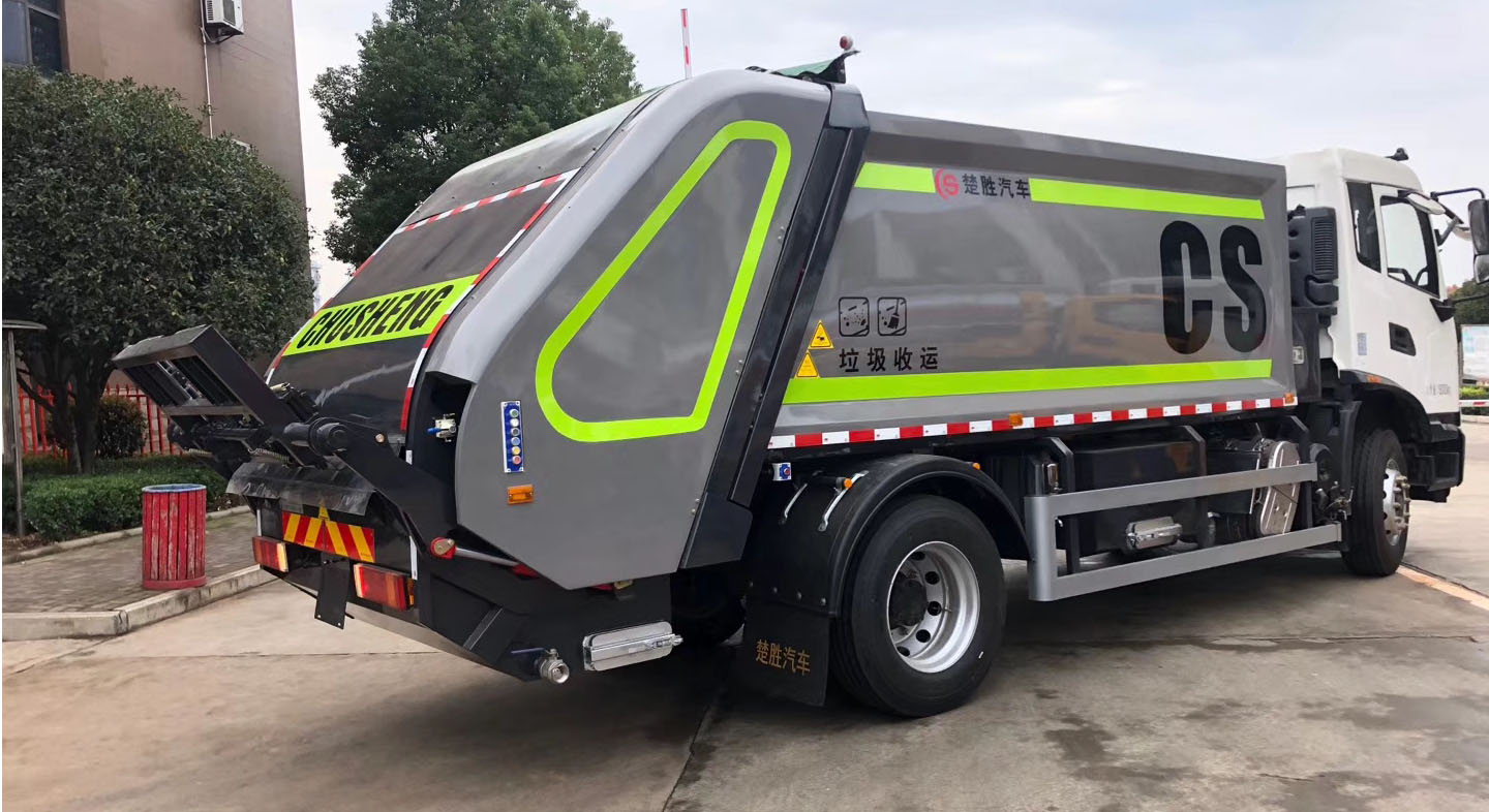 东风天锦新款高端14方压缩垃圾车