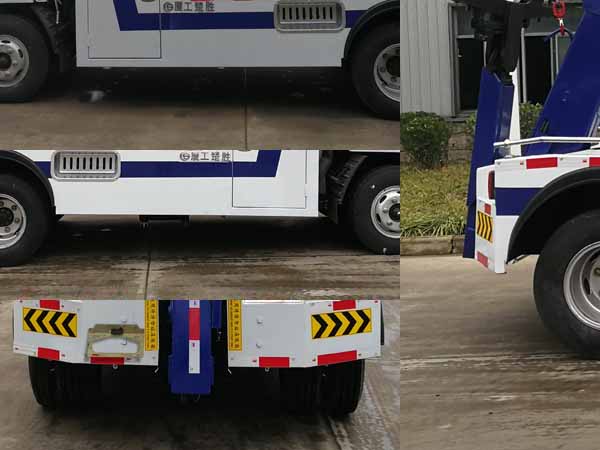 多利卡D6一拖一清障车