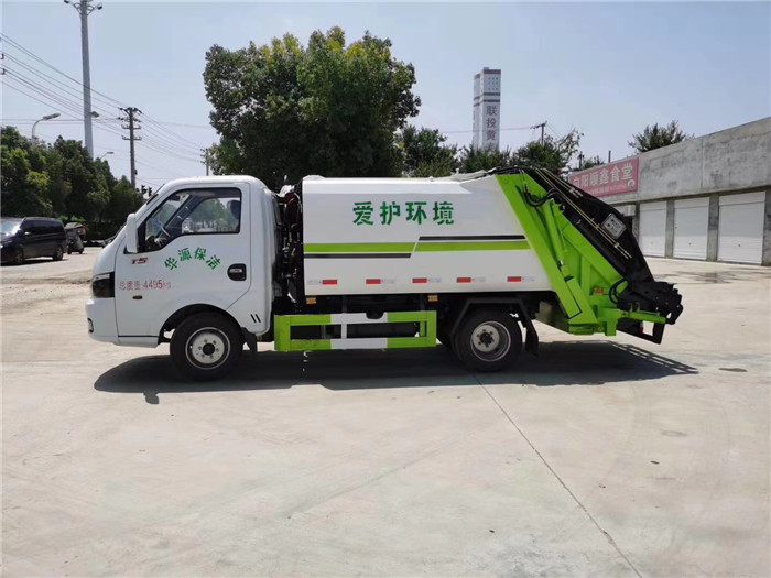 可下地下室3.5方蓝牌压缩式垃圾车