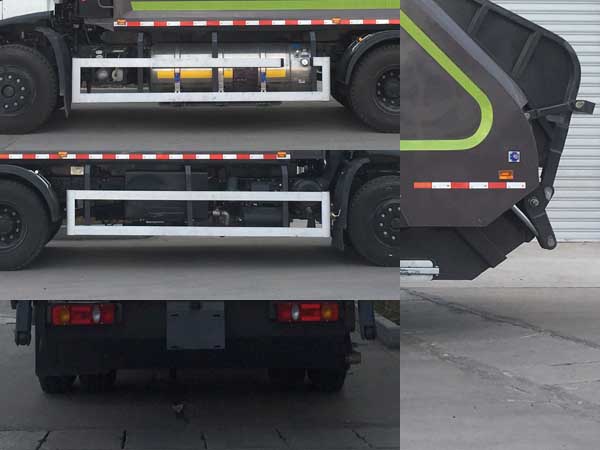 东风专底12方压缩式垃圾车