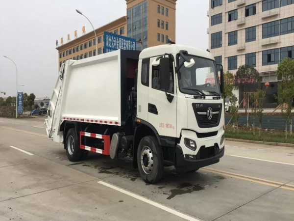 东风天锦14方纯电动压缩垃圾车