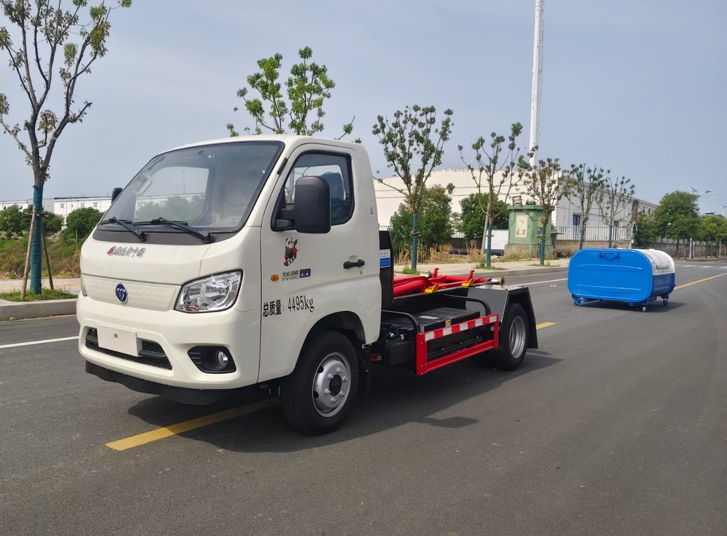 福田纯电动垃圾车